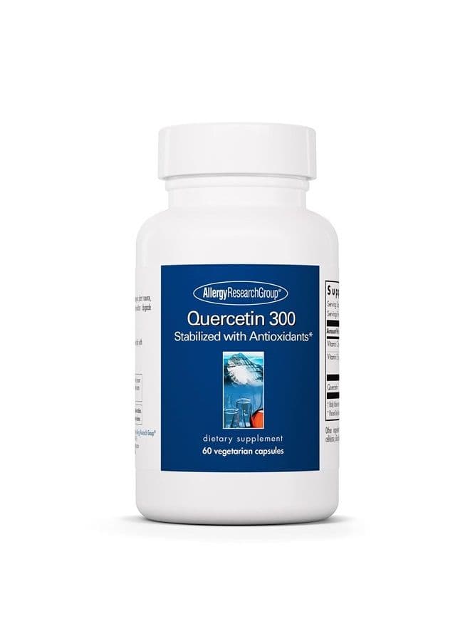 Quercetin 300 - Bioflavonoid, Mast Cell, Immune Support - 60 Vegetarian Capsules