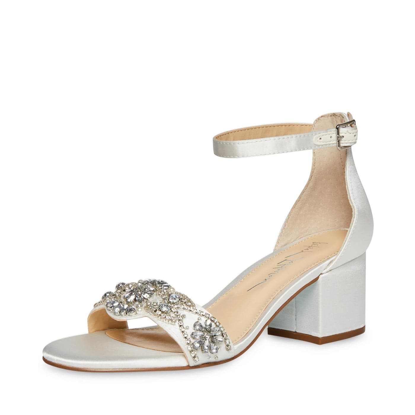 Betsey Johnson Womens SBMel Heeled Sandal Ivory 8 M US