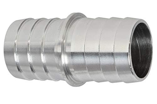 ICT Billet 10 to 10 Inch Hose Barb Splice Coupler Repair Fitting Adapter Connector Radiator Coolant Intercooler Heat Exchanger Fluid Designed Manufactured in USA Bare Aluminum AN62716A