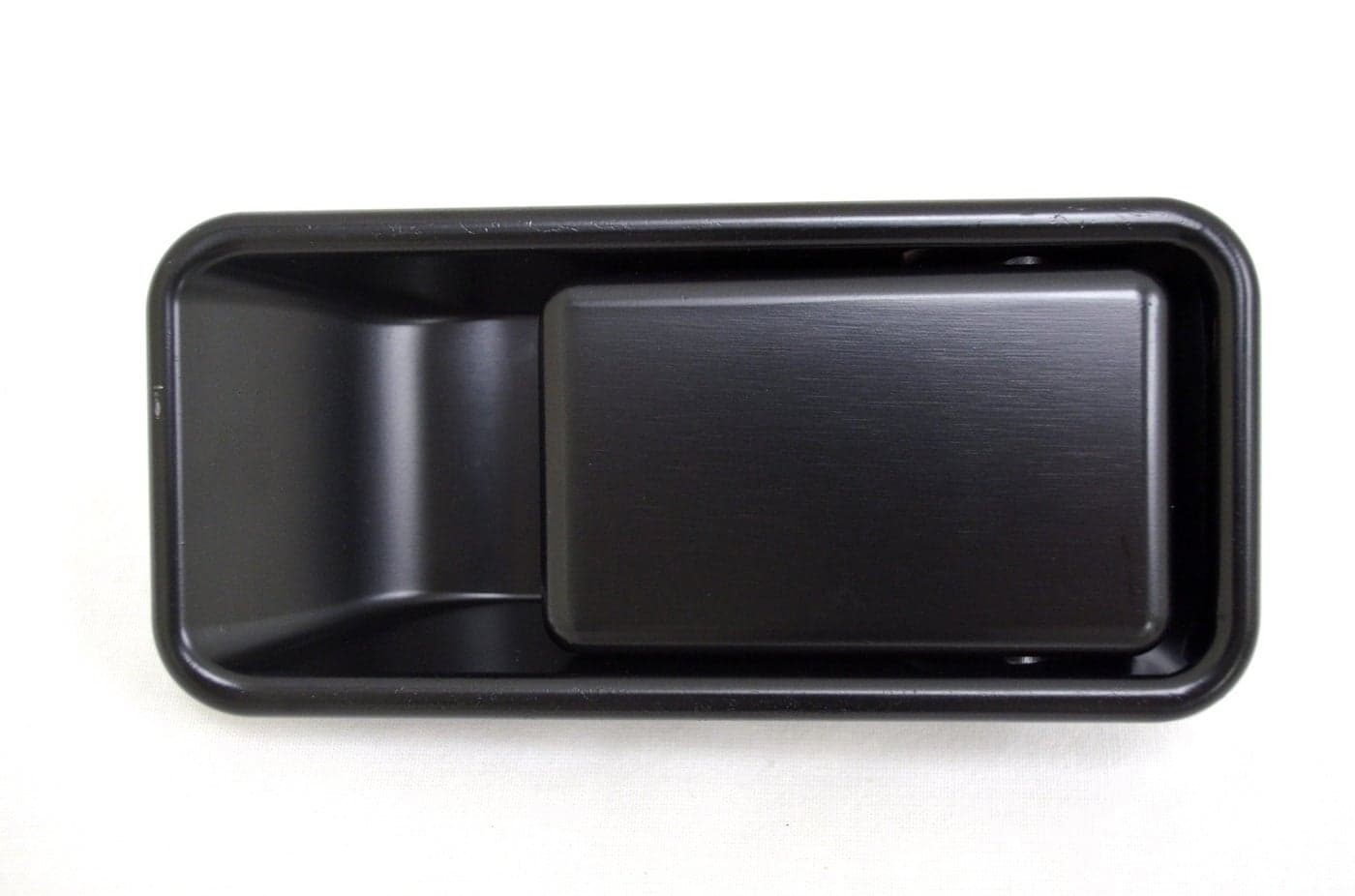 PT Auto Warehouse CH-3831S-FR - Outside Exterior Outer Door Handle, Smooth Black - Half Door Type, Passenger Side Front