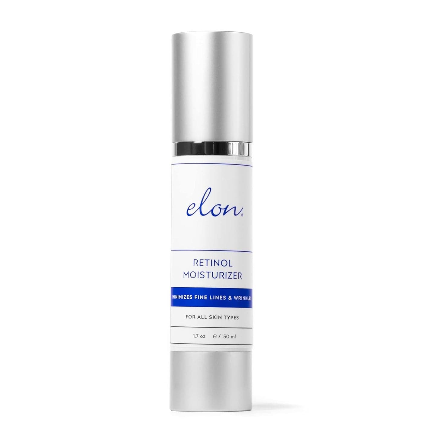 Elon Retinol Moisturizer Cream for Face Hyaluronic Acid Moisturizer 17 Oz AntiAging Skin Care Products To Minimize Fine Lines Wrinkles wVitamin A Vitamin E Jojoba Oil