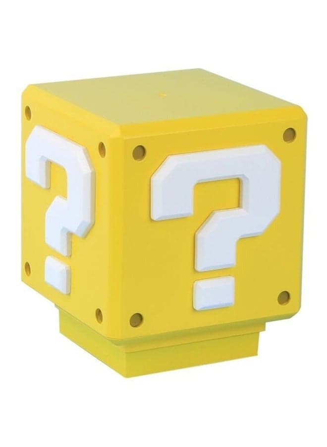 Super Mario Mini Question Block Light Yellow 7.5x7.5x7.5centimeter