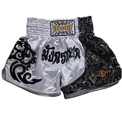 FLUORY Muay Thai Fight Shorts,MMA Shorts Clothing Training Cage Fighting Grappling Martial Arts Kickboxing Shorts Clothing