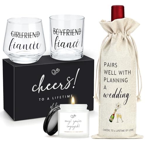 Engagement Gifts for Couples Women Newly Engaged Gift for Her Fiance Gifts for Women Unique Engagement Decorations Just Engaged Present Ideas for Her Him Bride Future Mr and Mrs Men Best Friend