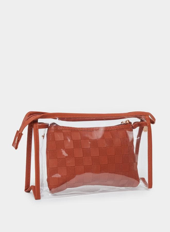 Styli Women Clear Zip Washbag