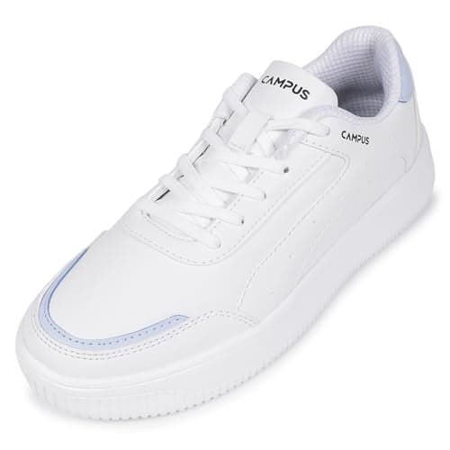 Campus Women's OGL-4 WHT/ICE BLU Sneakers - 4UK/India 1 Pair