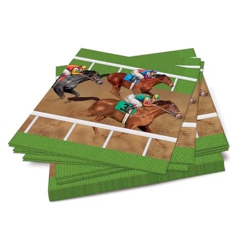 Beistle Horse Racing Luncheon Napkins