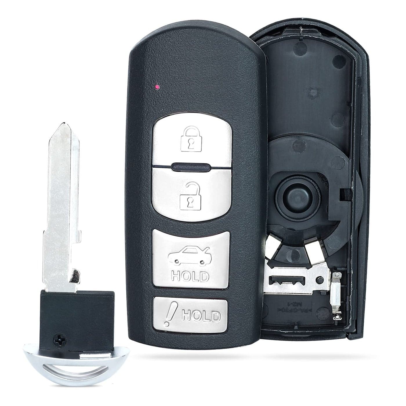 Beefunny Replacement Remote Car Key Shell Case Fob 4 Button for Mazda 3 6 20142018 SKE13D01 Key Shell ONLY