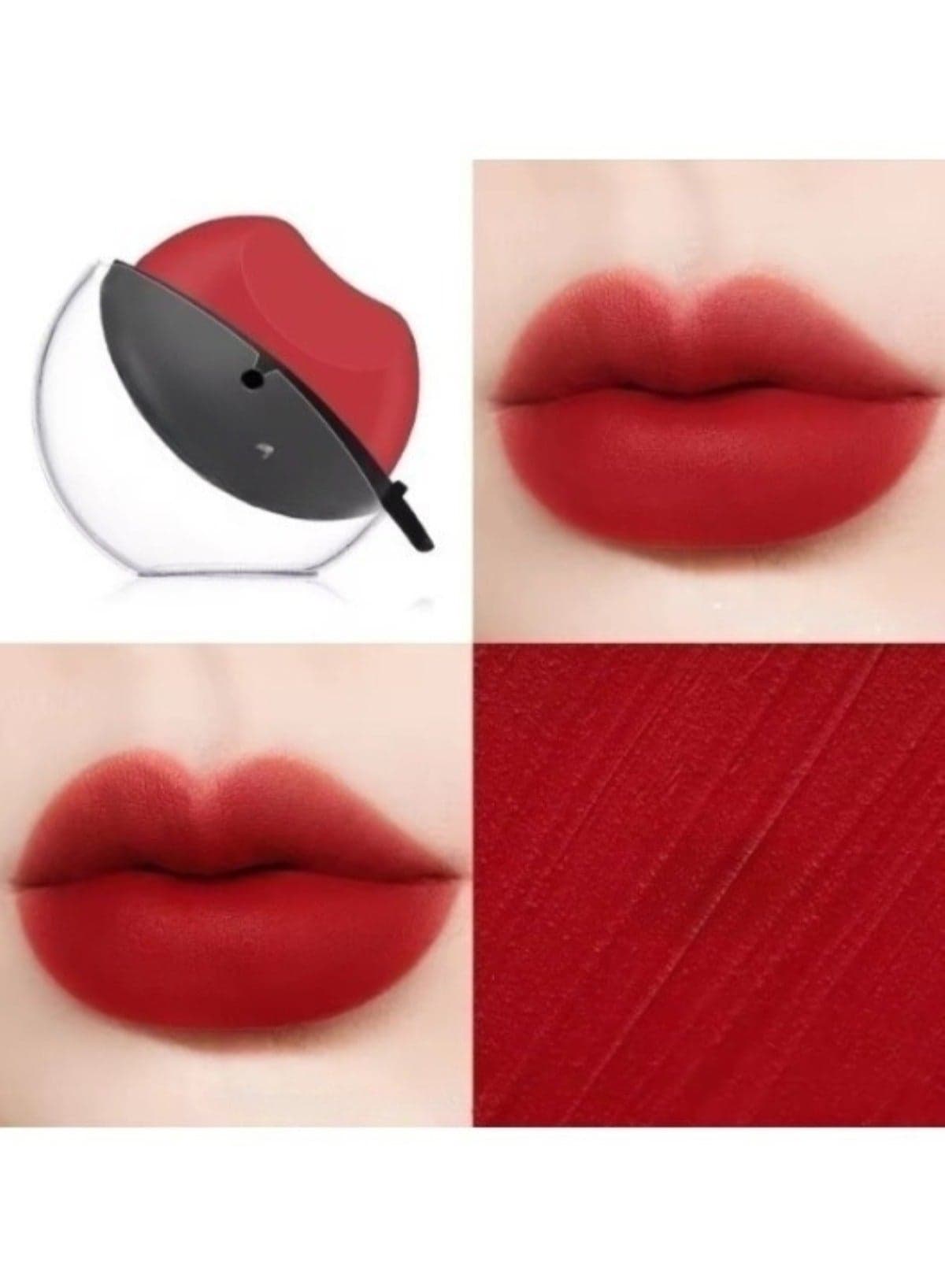 Shade 06 Matte Lazy Lipstick Beauty Waterproof Quick Gloss Bright Red