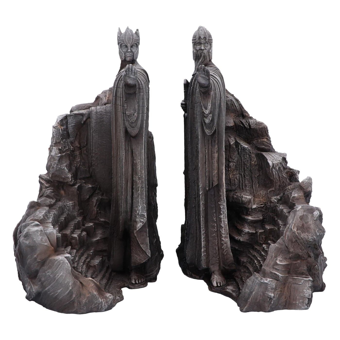 Nemesis Now Lord of the Rings Gates of Argonath Bookends 19cm Resin Grey Officially Licensed Lord of the Rings Lord of the Rings Showpiece Cast in the Finest Resin Expertly HandPainted