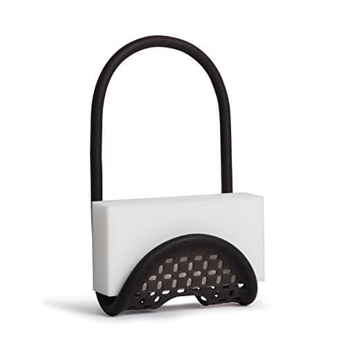 Umbra Sling Kitchen Sink Accessory, Single-Sided Sponge Holder, Black