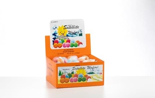 Gerrit's Satellite Wafers - 240 Pieces - Filled with Sour Powder - 10.5oz