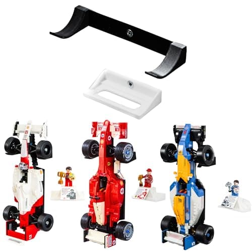 Brickify Wall Mount Compatible with Lego Icons F1 Cars Compatible with McLaren MP44 Williams FW14B Ayrton Senna Nigel Mansell Tribute Models not Included