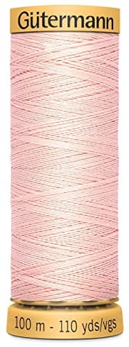 Gutermann Natural Cotton Thread 110 Yards-Pale Pink