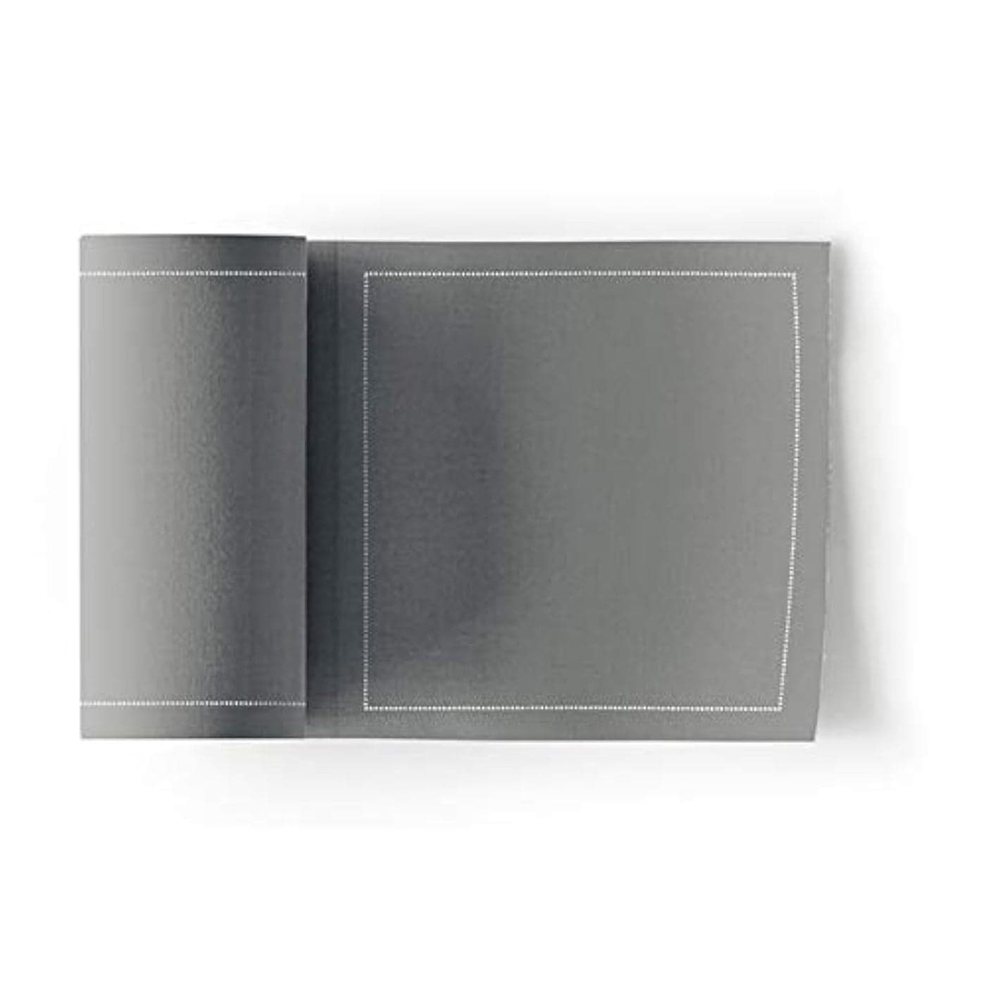 MY DRAP Cocktail Napkin Washable and Reusable Cloth Napkins 45x45 in 100 Napkins Grey
