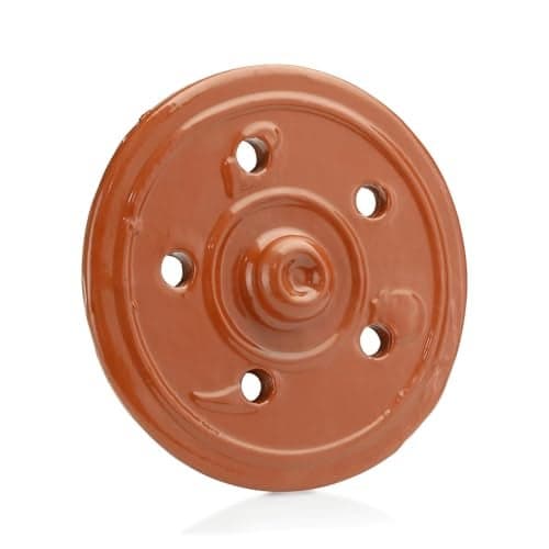 Clay Dolma Pot Lid Cover -Weighted Clay Lid for Dolma Cooking -Traditional Dolma Cover -Pot for Dolma -Clay Dolma Lid -Handcrafted Dolma Pot Cover(8,6 inch)