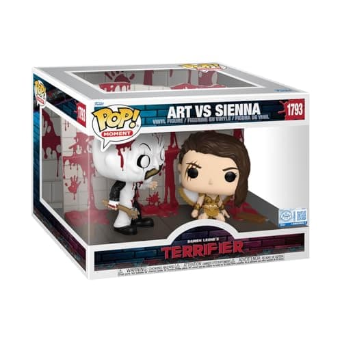 Funko Pop Moments Terrifier 2 Art vs Sienna Exclusive Collectable Vinyl Figure Gift Idea Official Merchandise Horror Fans Model Figure for Collectors and Display