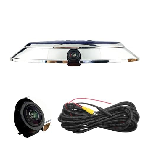 LEADSIGN Aftermarket Emblem Backup Camera for Ford F150 F250 F350 F450 F550 (2004-2016), HD 700TVL Night Vision, RCA Input Reverse Camera, IP69K Waterproof for Trucks