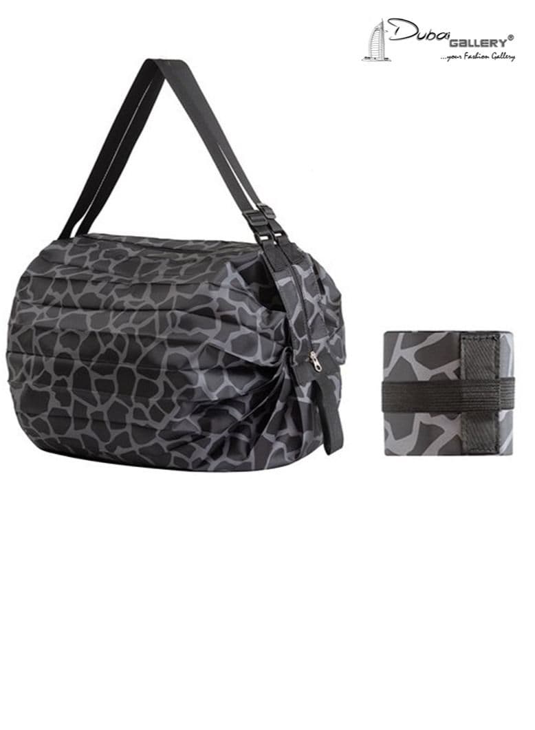 Portable Foldable Shopping Bag Fashionable Beautiful Sports Shoulder Bag Large Capacity Waterproof Storage Bag
