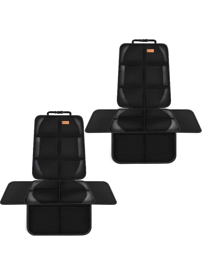 Car Seat Protector, 2 Pack of Seat Protectors, Thickest Padded 600D Fabric Padding, Waterproof, Durable, Anti Slip Backing, Child Seat Protection, Suitable for Babies, Toddlers, Children