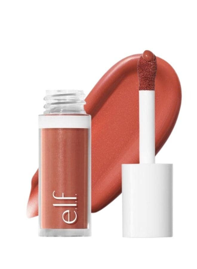 e.l.f. Camo Liquid Blush – Copper Etiquette, Ultra-Pigmented Long-Lasting Dewy Liquid Blush, 4 ml