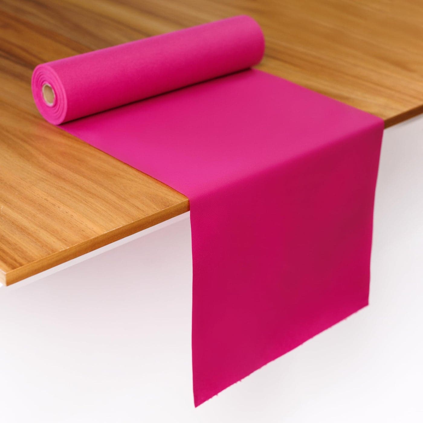 AH American Homestead Paper Dining Table Runner 78 ft Disposable Party Table Covers 20 Perforated Table Runners 16 x 48 ClothLike Table Cover Roll Raspberry