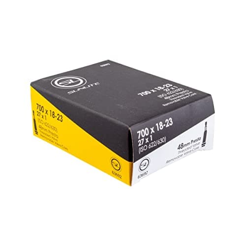 Sunlite Presta Valve Bicycle Tubes, 700 x 18-23 / 48mm Valve