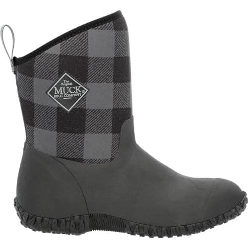 MUCK Women's Muckster II Mid Fleece Boot, Black, Size 10(M)
