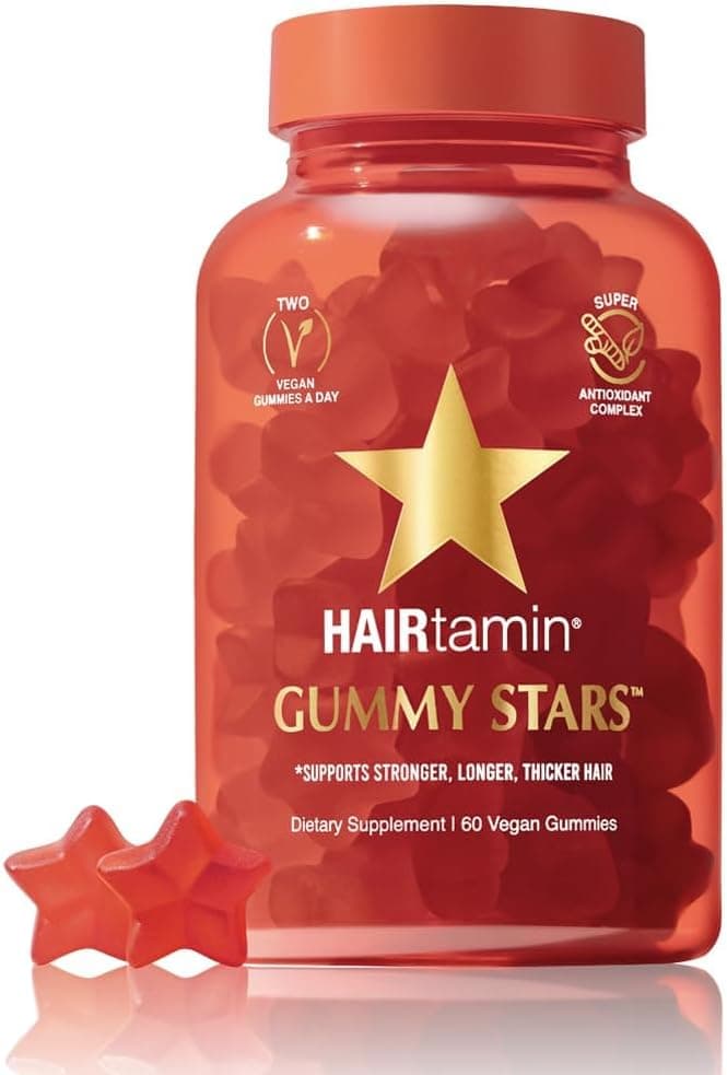 Vegan Gummy Stars Hair Vitamins for Women