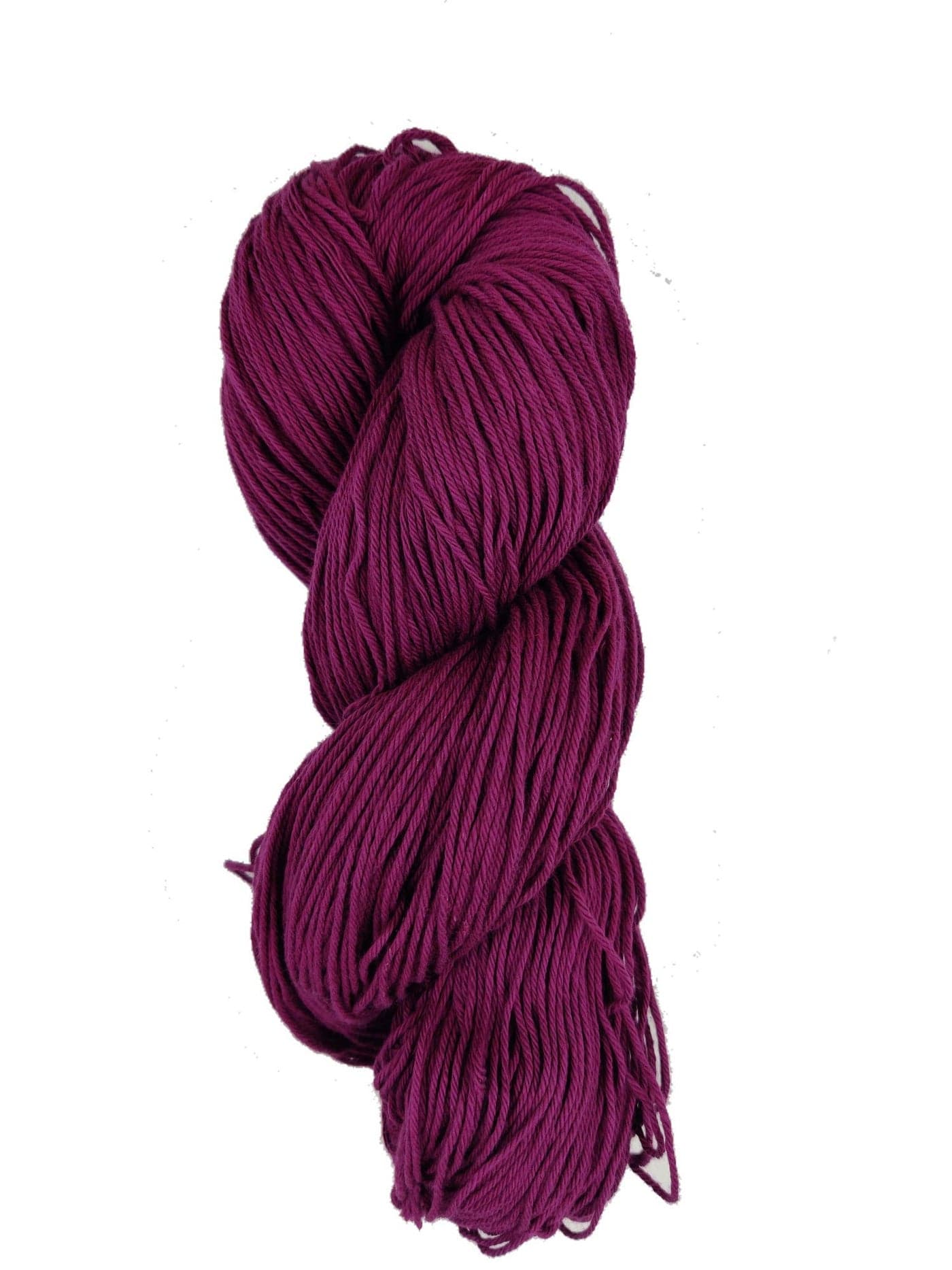 Prapti handicrafts 4 Ply Magenta Cotton Yarn for Crochet and Knitting, Soft Crosia Threads, 160 Grams Hank, 1 Pack of Cotton Yaran, Suitable for Sweaters, Scarfs, Hat, Baby Clothes and DIY Crafts.