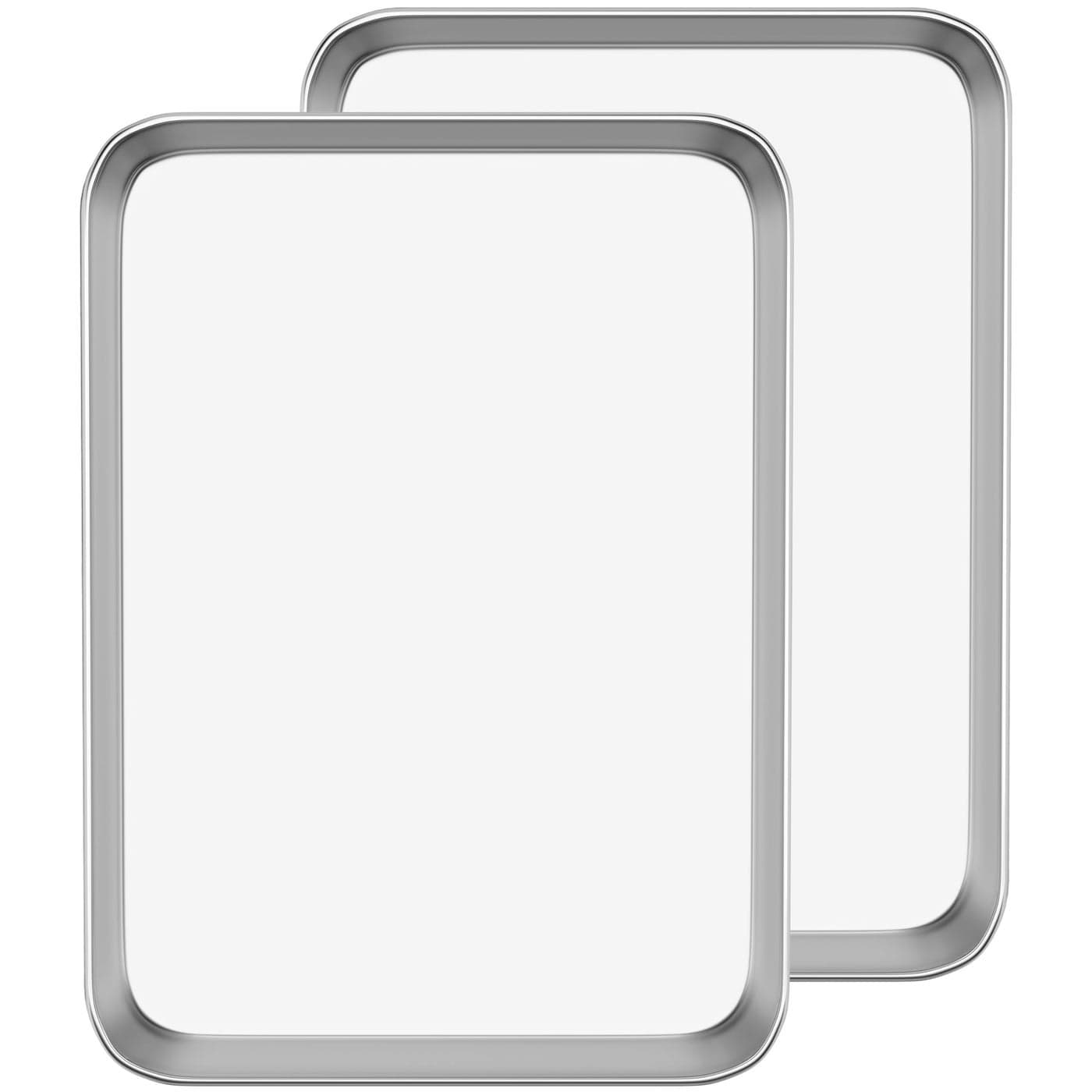 Baking Sheet Cookie Sheet Set of 2 Umite Chef Stainless Steel Baking Pans Tray Professional 1039x807x1inch Non Toxic Healthy Mirror Finish Rust Free Easy Clean Dishwasher Safe