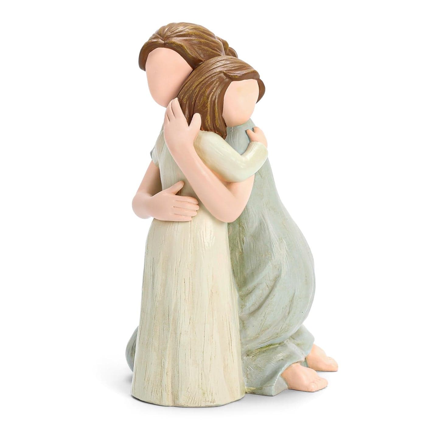 Hensonever Mother and Daughter Figurine Sculpture Sculpted HandPainted Figure Love My Daughter Gift for Mothers Day Anniversary Birthday
