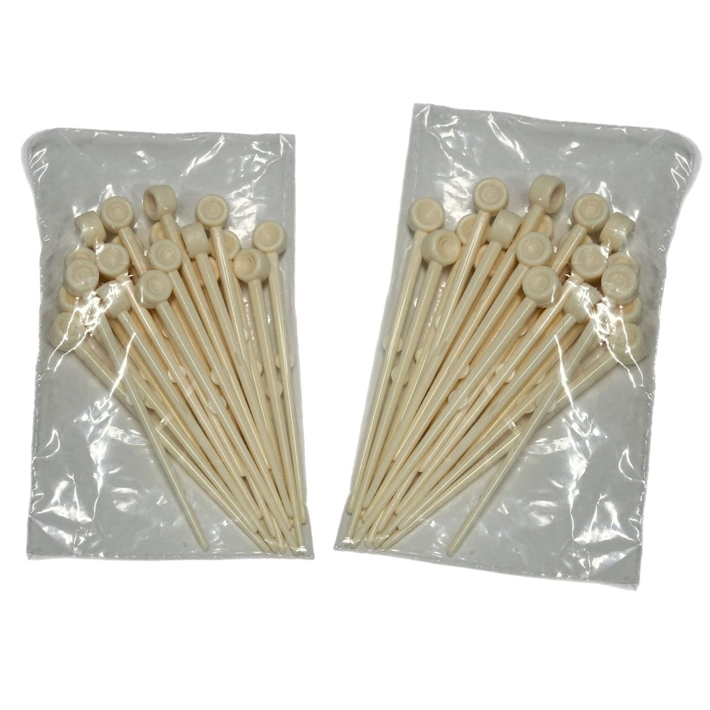 ALAZCO 40pcs Roller Picks Flexible Reusable Locking Notch Secure Mesh Rollers