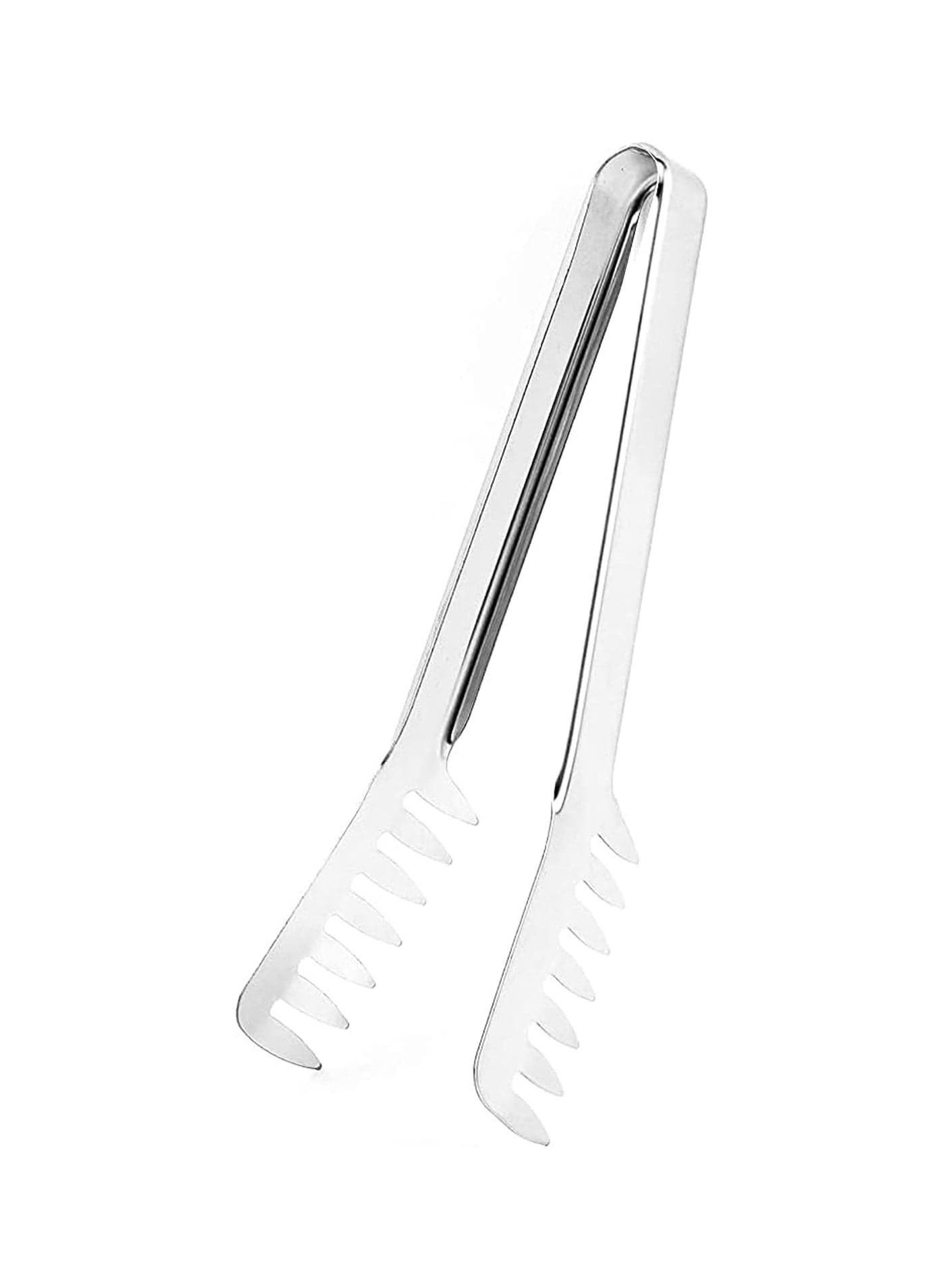 Barbecue Grill Tong Silver
