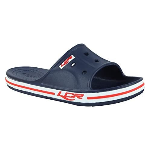 Lancer MENS SLIDE-HERO-BLU1 BLUE SLIPPERS