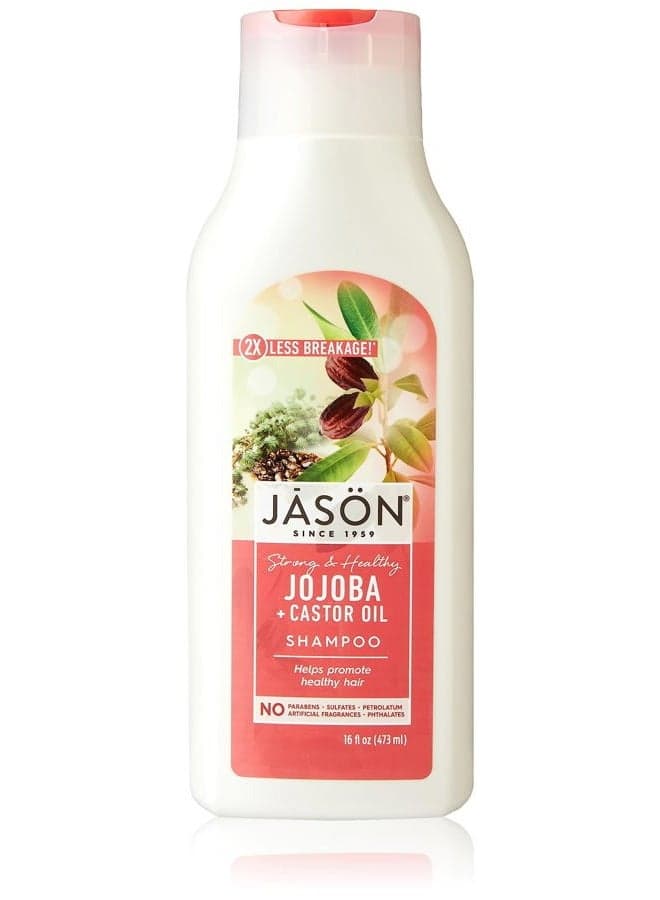 Long and Strong Jojoba Shampoo, 16 oz. (Packaging May Vary)