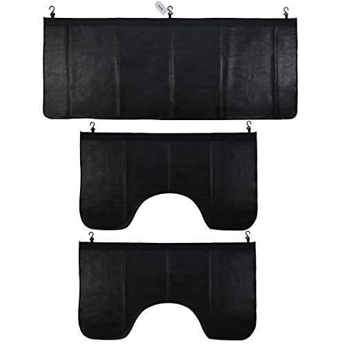 RUPSE 3 Pcs Fender Protectors for MechanicsMicrofiber Leather Car Fender Cover Mats PadsMechanic Magnetic Fender Protector Mat with Hooks