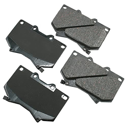 Akebono ACT812 Proact Ultra Premium Ceramic Disc Brake Pad kit , GREY