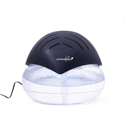 Aromahpure Air Revitalizer|1800ml | Black | Air Humidifier with Built-in Blue LED Light & Wide Coverage | Improves Air Quality, Room Moisture, neutralize Perfect for Home & Office