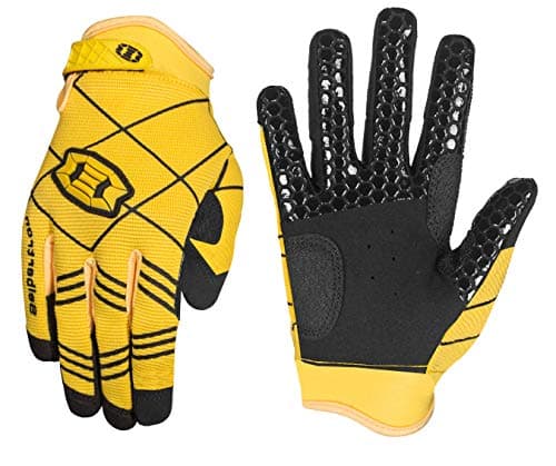Seibertron B-A-R PRO 2.0 Signature Baseball/Softball Batting Gloves Super Grip Finger Fit for Adult Yellow M
