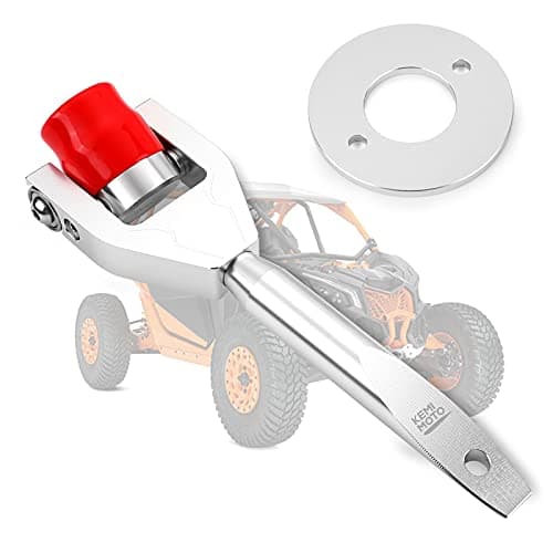 KEMIMOTO X3 Belt Changing Tool Compatible with Can am Maverick X3 Max Turbo R RR 2017 2018 2019 2020 2021,2022 Clutch Removal Kit Fits 64"/72" Wheel Base Width- Silver