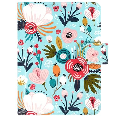 ACdream Unisex Faux Leather Passport and Vaccine Card Holder, RFID Blocking, Z-Flower, 20 x 3.5 x 2.5 in