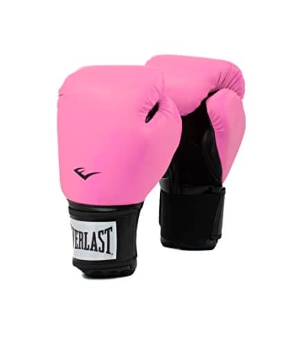 Everlast Prostyle 2 Boxing Gloves Classic Fight Training Gloves for Men and Women Secure Fit Hook and Loop with Wrist Support Heavy Bag Fitness Training 12 oz Pink