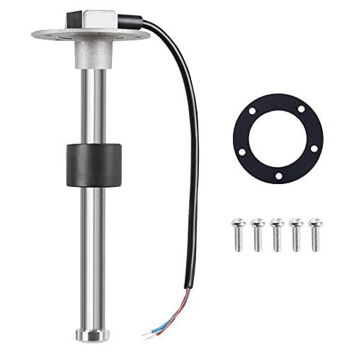 Sucicago Boat Fuel Tank Sending Unit 240-33 ohms 10"(250mm) Fuel Sender Gauge Diesel Fuel Water Level Sensor