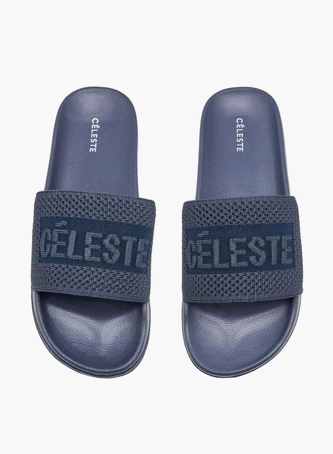 Women Logo Textured Slides — 40