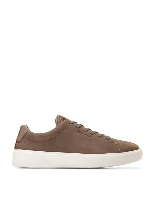 Cole Haan Mens Grand Crosscourt Traveler Sneaker, Truffle Nubuck/Ivory, 9-M US