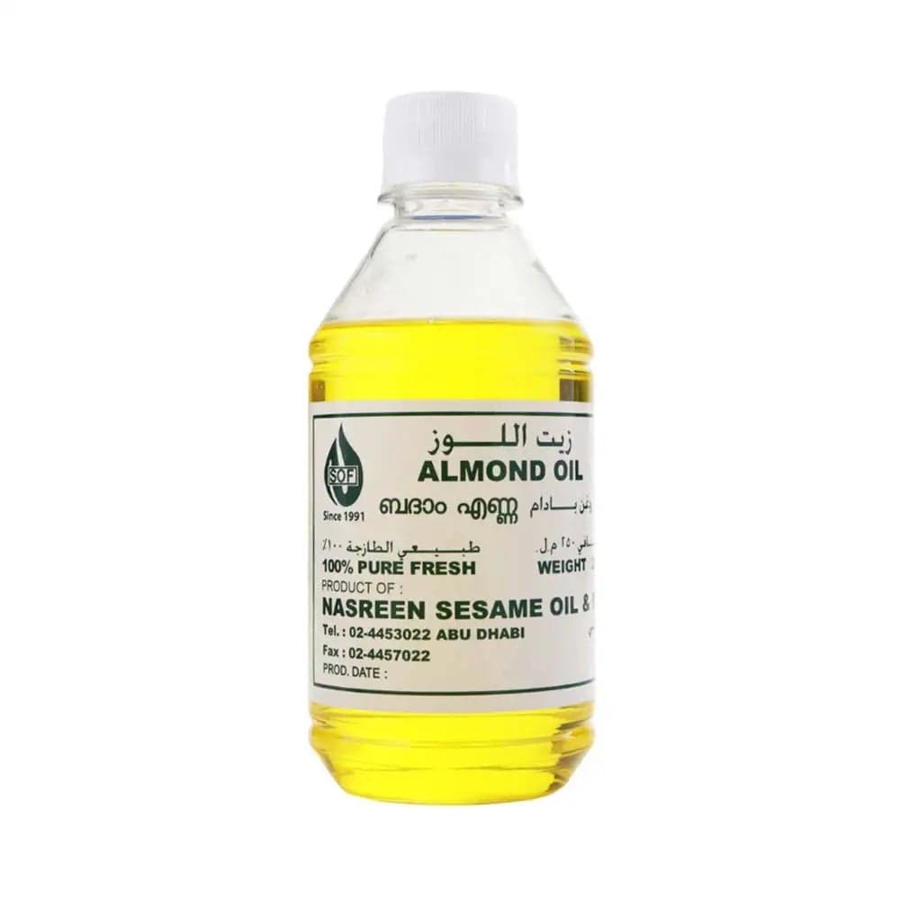 Nasreen Almond Oil 100% Pure Fresh Oil- 250 ml
