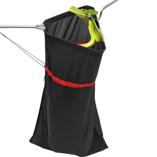 Trakem Telescopic Snake Catcher Net with Secure Drawstring – 29 to 66 Inch Adjustable Pole for Safe Transporting and Capturing All Kinds of Snakes