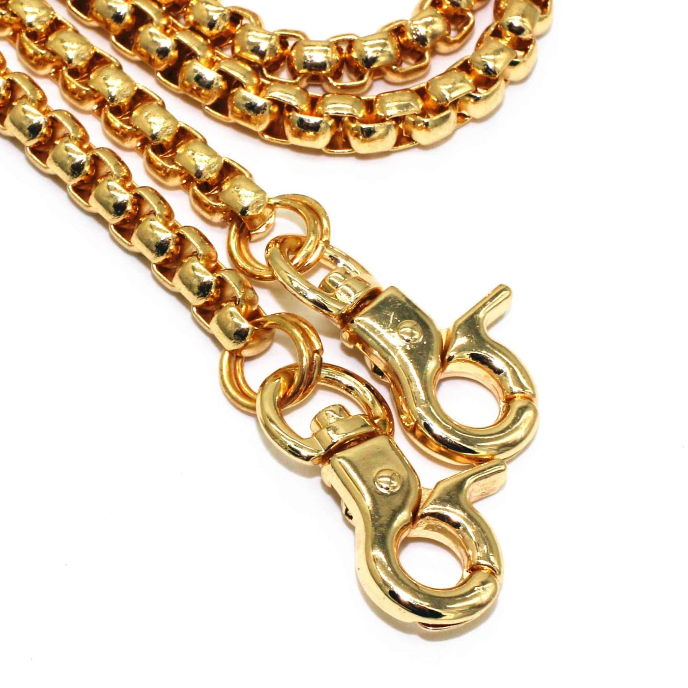 Model Worker Iron Box Chain Strap Handbag Chains Purse Chain Straps Shoulder Cross Body Replacement Straps with Metal Buckles Gold 47