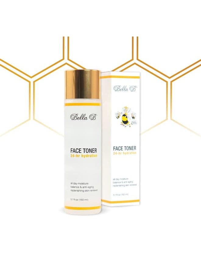 BELLA B Face Toner 5.1 oz Bottle - Pregnancy Skin Care - Pregnancy Toner - Pregnancy Safe Toner - Healthy Beauty - Natural Toner for Face - Fragrance Free Toner - Face Toner Moisturizer